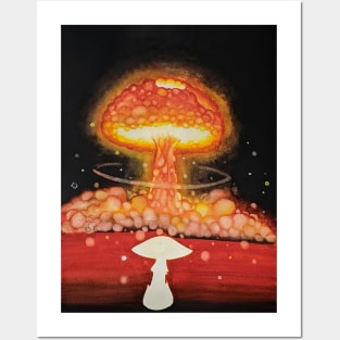 Destroying Angel - Mushroom Cloud Fungi Art Posters and Art